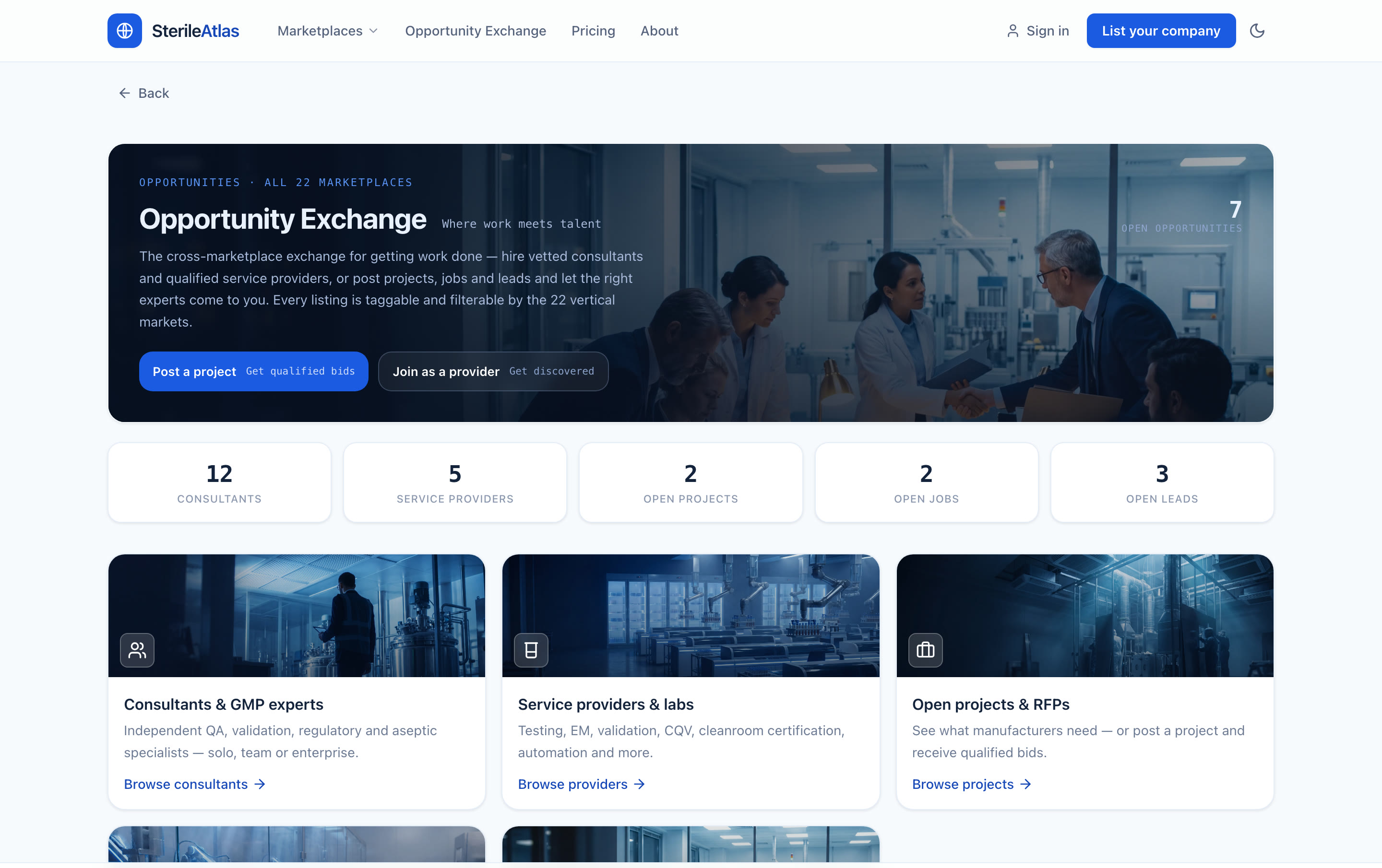 The Opportunity Exchange